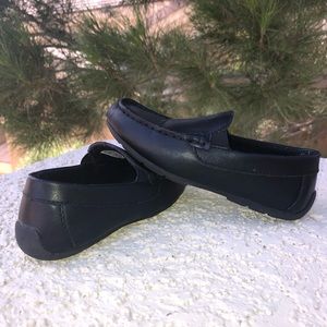 American Eagle black dress shoes boys 12